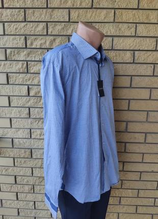 Рубашка мужская коттоновая брендовая высокого качества benrich, турция4 фото