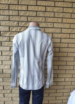 Рубашка мужская коттоновая брендовая высокого качества zazzoni, турция2 фото