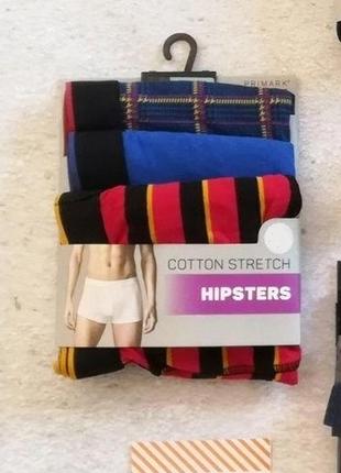 Трусы боксеры поштучно модель hipster primark