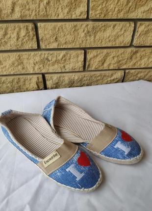 Эспадрильи,кеды, мокасины, слипоны женские espadrille, турция3 фото