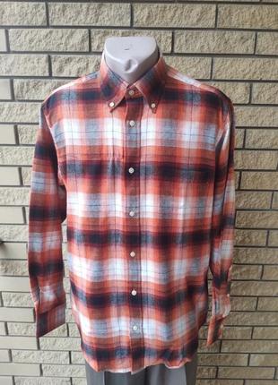 Рубашка мужская байковая теплая больших размеров плотная высокого качества basic line, турция2 фото