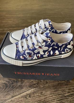 Кеды, сникерсы trussardi1 фото