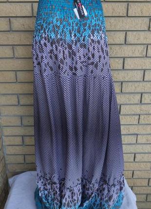 Сарафан-юбка летняя в пол коттоновая (штапельная) vienn