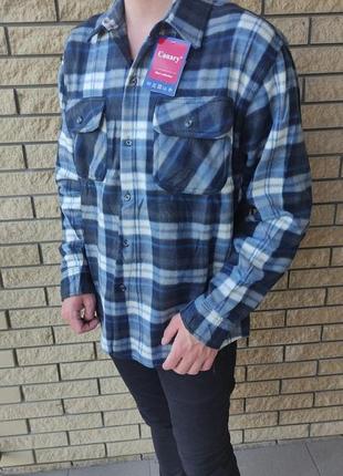 Чоловіча сорочка байкова тепла, є великі розміри, щільна високої якості canary5 фото