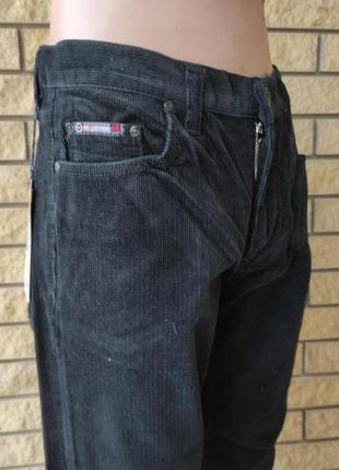 Джинсы, брюки мужские зимние на флисе вельветовые больших размеров на высокий рост black ford, турция4 фото
