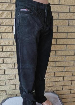 Джинсы, брюки мужские зимние на флисе вельветовые больших размеров на высокий рост black ford, турция3 фото