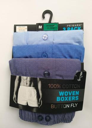 Семейные трусы поштучно woven boxer primark