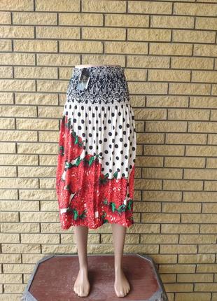 Юбка-сарафан летняя в пол ткань масло jimei