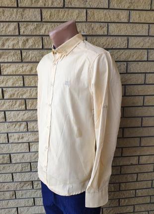 Рубашка мужская коттоновая брендовая высокого качества burberri, турция3 фото