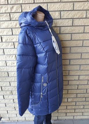Куртка женская зимняя удлиненная на холлофайбере snow clarity2 фото