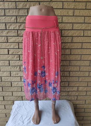 Юбка  летняя шифоновая  брендовая taha etek, турция