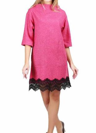 Сукня жіноча з мереживною обробкою високої якості брендове envyme, україна (arber)