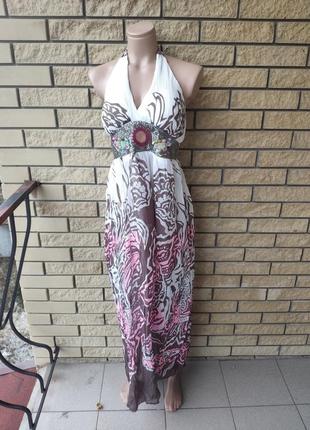 Сарафан шифоновый длинный, в пол, есть большие размеры whole forks, турция