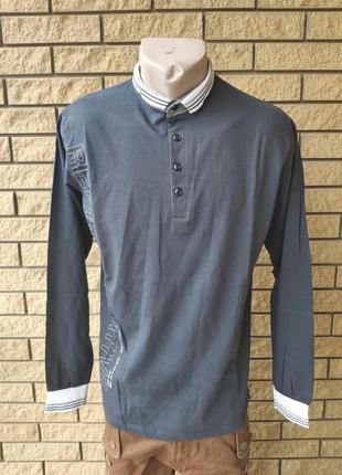 Батник с капюшоном мужской брендовый aldo abate, турция