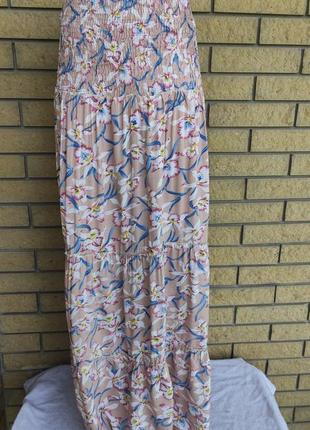 Сарафан-юбка  коттоновый в пол большого размера baibai8 фото