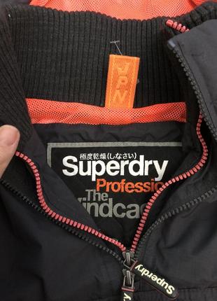 Крута водонепроникна куртка вітровка штормовка superdry s m7 фото