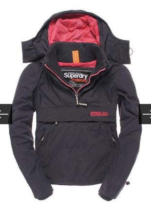 Крута водонепроникна куртка вітровка штормовка superdry s m1 фото