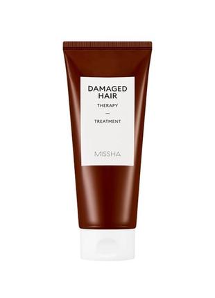 Бальзам для поврежденных волос missha daengd hair therapy treatment, 200 мл.