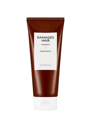 Бальзам для поврежденных волос missha damaged hair therapy treatment, 200 мл.