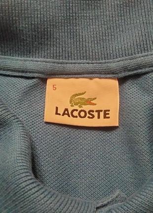 Футболка поло франция lacoste  хлопок5 фото