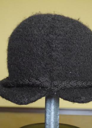 Шапка-капелюшок  як валяна на голову 54-60  см3 фото