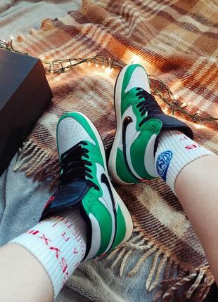Кросівки жіночі nike air jordan зелені / кросівки жіночі найк аїр джордан зелені кроси10 фото