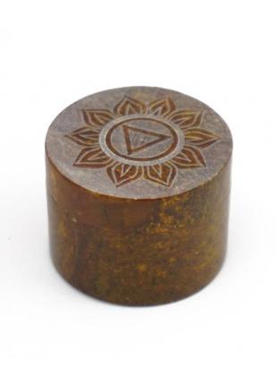 Шкатулка каменная "манипура" + подарок