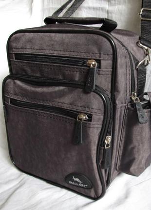 Мужская сумка через плечо барсетка хаки 20х25х16см