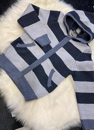 Тёплая кофта на молнии