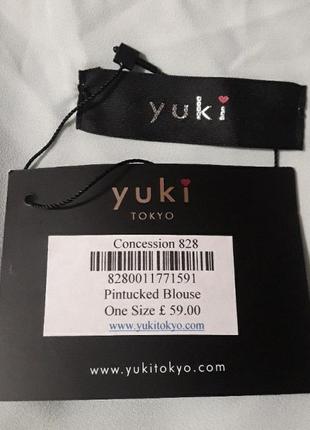 Новая шелк + район блуза от yuki нюанс4 фото