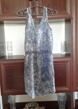 Сукня,сукня-сарафан ,туніка джинсова варенка denim h&m2 фото