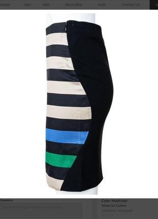 Люксовая эффектная юбка diane von furstenberg шелк + шерсть2 фото