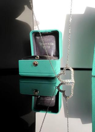 Брендовая подвеска в серебре 925 с цирконием