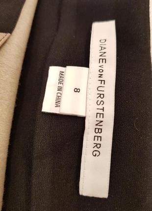 Люксовая эффектная юбка diane von furstenberg шелк + шерсть3 фото