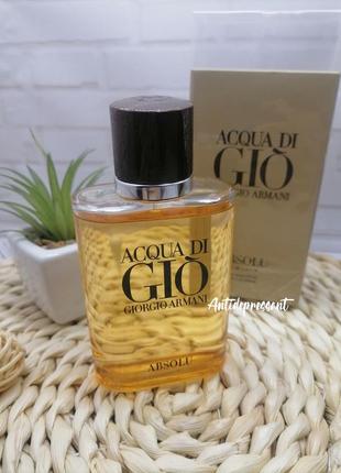 Оригинал🧡giorgio armani acqua di gio absolu🧡парфюмированная вода2 фото