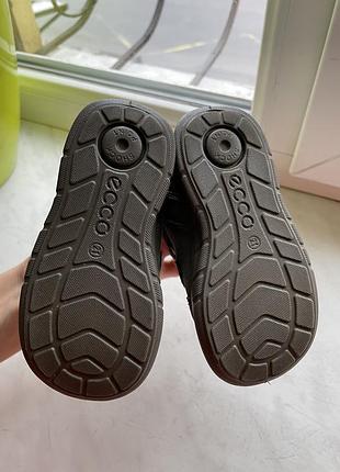 Кожаные зимние ботинки ecco gore-tex 21 р 6