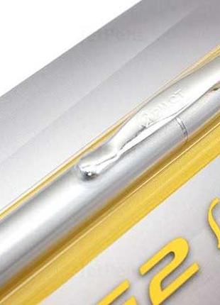 Pilot g2 limited metallic body gel pen 0.7 mm silver body ручка гелевая + два стержня + тетрадь3 фото