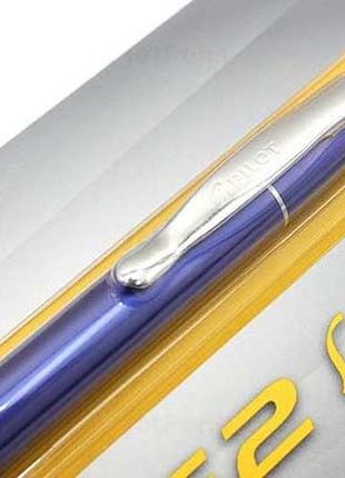 Pilot g2 limited metallic body gel pen 0.7 mm blue body ручка гелевая + два стержня + тетрадь4 фото