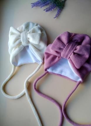 Теплий тюрбан на флісі шапка чалма зима евро-5-10