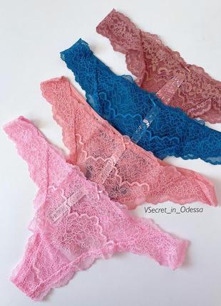 Люкс кружевные трусики victorias secret2 фото