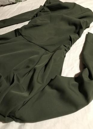 Темно-зелене плаття2 фото