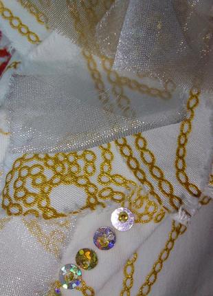 Стильний піджак золотистий квітковий принт9 фото
