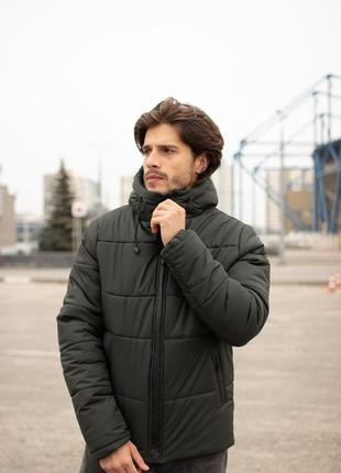 Куртка мужская зимняя хаки glacier intruder