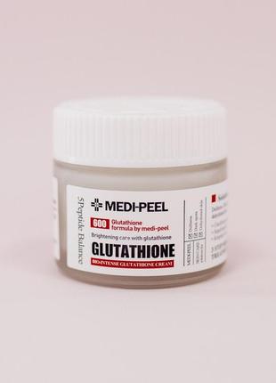 Освітлюючий крем з глутатионом medi peel bio intense glutathione white cream, 50 мл