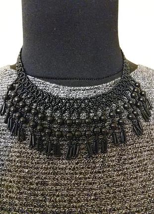 Черное колье чокер 2