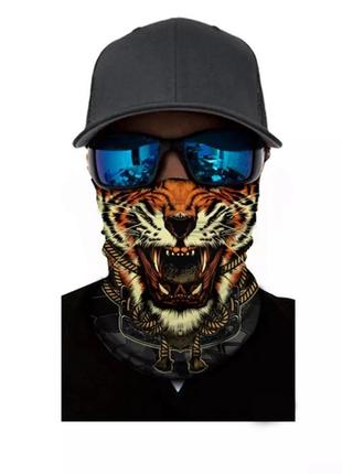 Бафф унисекс универсальный "tiger" стильный с тигром3 фото