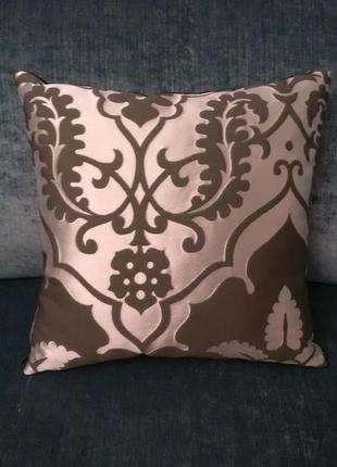 Подушка французская ткань с восточным рисунком 45*45 hand made