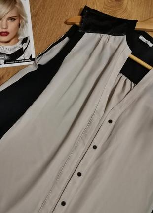 Модная блуза без рукавов/river island стильна блуза 44р2 фото