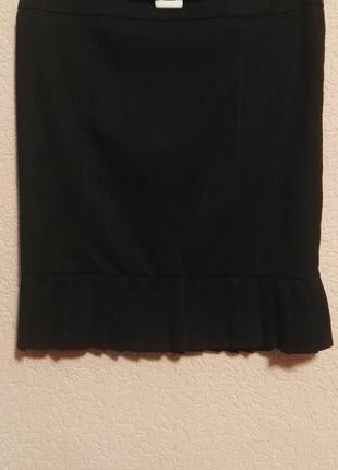 Красивая юбка футляр черная женская,размер евро 8(34) 42 размер от river island1 фото