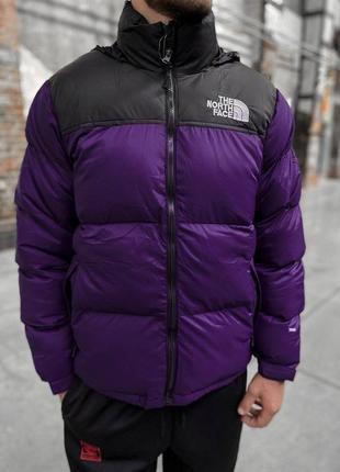 Распродажа акция пуховик the north face 700 - violet 💜тнф tnf